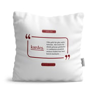 BK Gift Kişiye Özel Kardeş Dekoratif Yastık  22