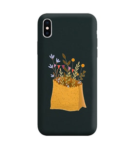 Siyah Lansman Telefon Kılıfı Iphone XS