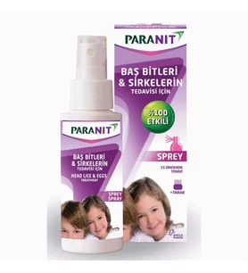 Paranit Baş Bitleri ve Sirkelerinde Etkili Sprey 100ml