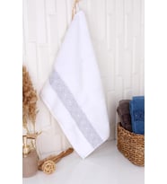 %100 Pamuk 50x70 El Havlusu (Beyaz)