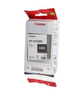 Canon PFI-107MBK Matte Black Mat Siyah Plotter Kartuş IPF770-775