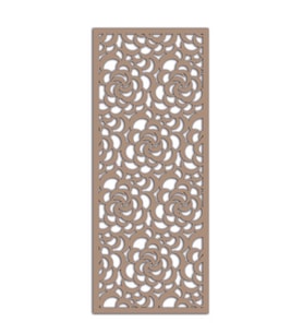 Liar Ahşap Seperatör (Paravan) - KSP22 - (85 x 210 cm) - (18 mm) - (Beyaz) (Renksiz)
