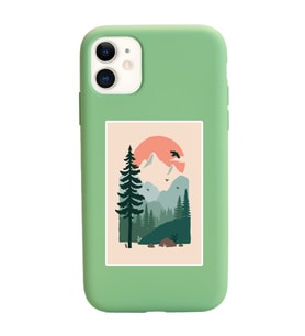 Yeşil Lansman Telefon Kılıfı Iphone 11