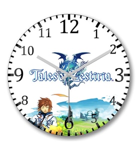 Tales Of Zestiria1 Duvar Saati Bombeli Gercek Cam