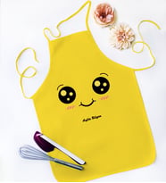 BK Gift Kişiye Özel Sarı Mutfak Önlüğü  10