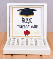 İsimli Mezuniyet Çikolata Paketi