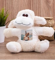 Kişiye Özel Fotoğraflı Peluş Koyun