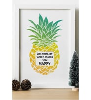 Do More Of What Makes You Happy Ahşap 24x33 cm Tasarım Çerçeve