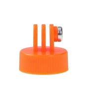 Aksiyon Kamera Monopod Su Şişesi Bağlayıcı Montaj Adaptörü Çap 37mm  Turuncu