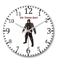 Skyrim The Thieves Guild Duvar Saati Bombeli Gercek Cam