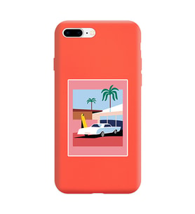 Turuncu Lansman Telefon Kılıfı Iphone 8 Plus