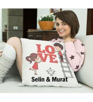 Love Temalı  Yastık