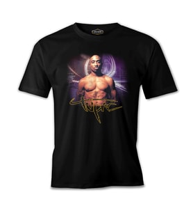 Tupac Shakur Siyah Erkek Tshirt