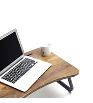 Doğal Ahşap Katlanabilir Laptop Sehpası