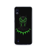 Black Panter Tasarım Süper Şeffaf Silikon Telefon Kılıfı Samsung A10