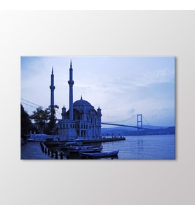 Arty Tablo Ortaköy Camii ve Köprü Tablo (Karışık)