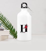 BK Gift Kişiye Özel H Baş Harf Ve İsimli Metal Suluk 500 Ml