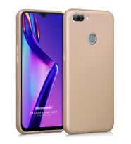 Microsonic Matte Silicone Oppo A12 Kılıf Gold