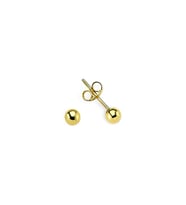 Milades 14 Ayar Altın Top Küpe