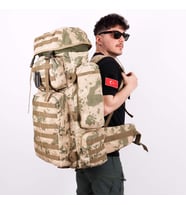 Outdoor Sırt Çantası 110 lt Jandarma Desen Askeri Avcı Dağcı Çanta
