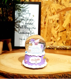 Dream Unicorn Renk Değiştiren Işıklı Kar Küresi