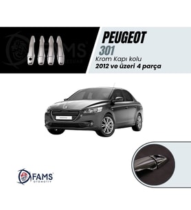 Peugeot 301 Krom Kapı Kolu 4 Kapı 2012 Üzeri P. Çelik