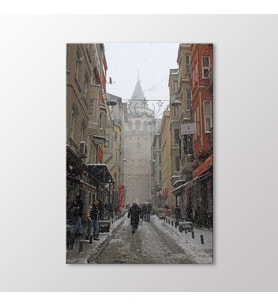 Arty Tablo Galata Kulesi Tablo (Karışık)