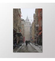 Arty Tablo Galata Kulesi Tablo (Karışık)