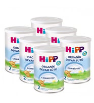 Hipp 2 Organik Combiotic Bebek Sütü 350 Gram 6 Adet
