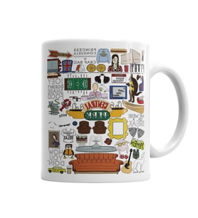 Friends Central Perk Kupa Bardak Porselen