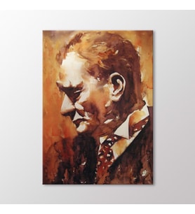 Arty Tablo Sulu Boya Atatürk Tablo (Karışık)