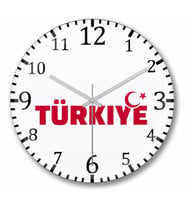 Türkiye Duvar Saati Bombeli Gercek Cam