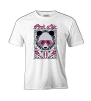 Panda - Pembe Beyaz Erkek Tshirt
