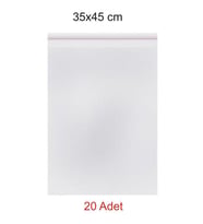 Kendinden Yapışkanlı (Bantlı) Şeffaf Jelatin Torba 35x45 cm 20 Adet