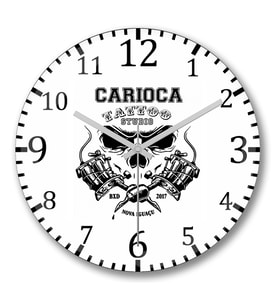 Carioca Duvar Saati Bombeli Gercek Cam