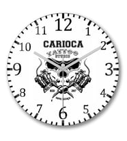 Carioca Duvar Saati Bombeli Gercek Cam