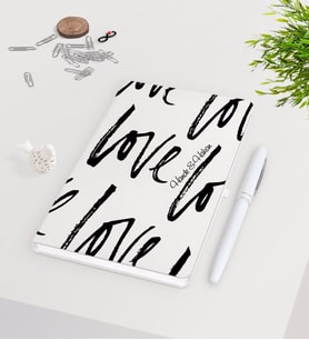 BK Gift Kişiye Özel Sevgililer Günü Beyaz Defter Kalem Seti-66