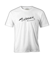 Atatürk İmza Beyaz Erkek Tshirt