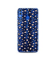Leopar Tasarımlı Süper Şeffaf Silikon Telefon Kılıfı Huawei Honor 8x