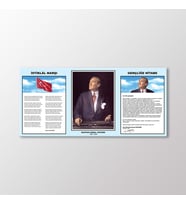 Arty Tablo Atatürk Köşesi Tablo (Karışık)