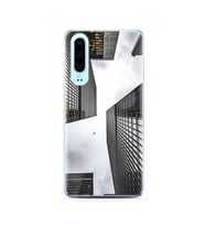 Bina Tasarımlı Süper Şeffaf Silikon Telefon Kılıfı Huawei P30  
