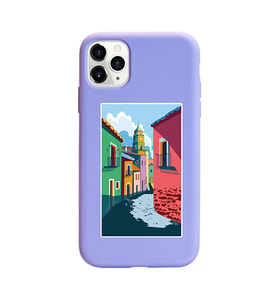 Lila Lansman Telefon Kılıfı Iphone 11 Pro