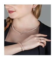 Gümüş Zirkon Taşlı Modern Stil Abiye Günlük Tasarım Set
