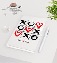 BK Gift Kişiye Özel Sevgililer Günü Beyaz Defter Kalem Seti-65