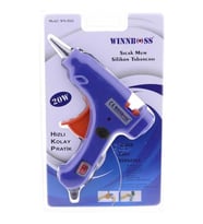 Winnboss 20 Watt İnce Mum Silikon Tabancası - Aç/Kapa Düğmeli
