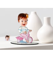 BK Gift Kişiye Özel Bebek Karikatür Ahşap Biblo  4