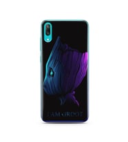 Baby Groot Tasarım Süper Şeffaf Silikon Telefon Kılıfı Huawei Y7 Prime 2019