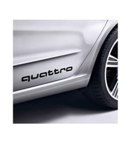 Audi Quattro Yan Kapı Alt Yazısı Sticker Oto Etiket 3 adet