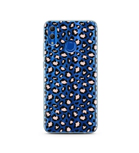 Leopar Tasarımlı Süper Şeffaf Silikon Telefon Kılıfı Huawei Honor 10 Lite