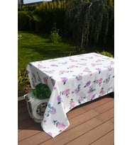 Pivoine  allower ortanca  Desenli Masa Örtüsü